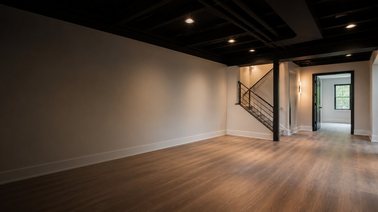 Modern finished interior representing AM Construction's complete renovation service