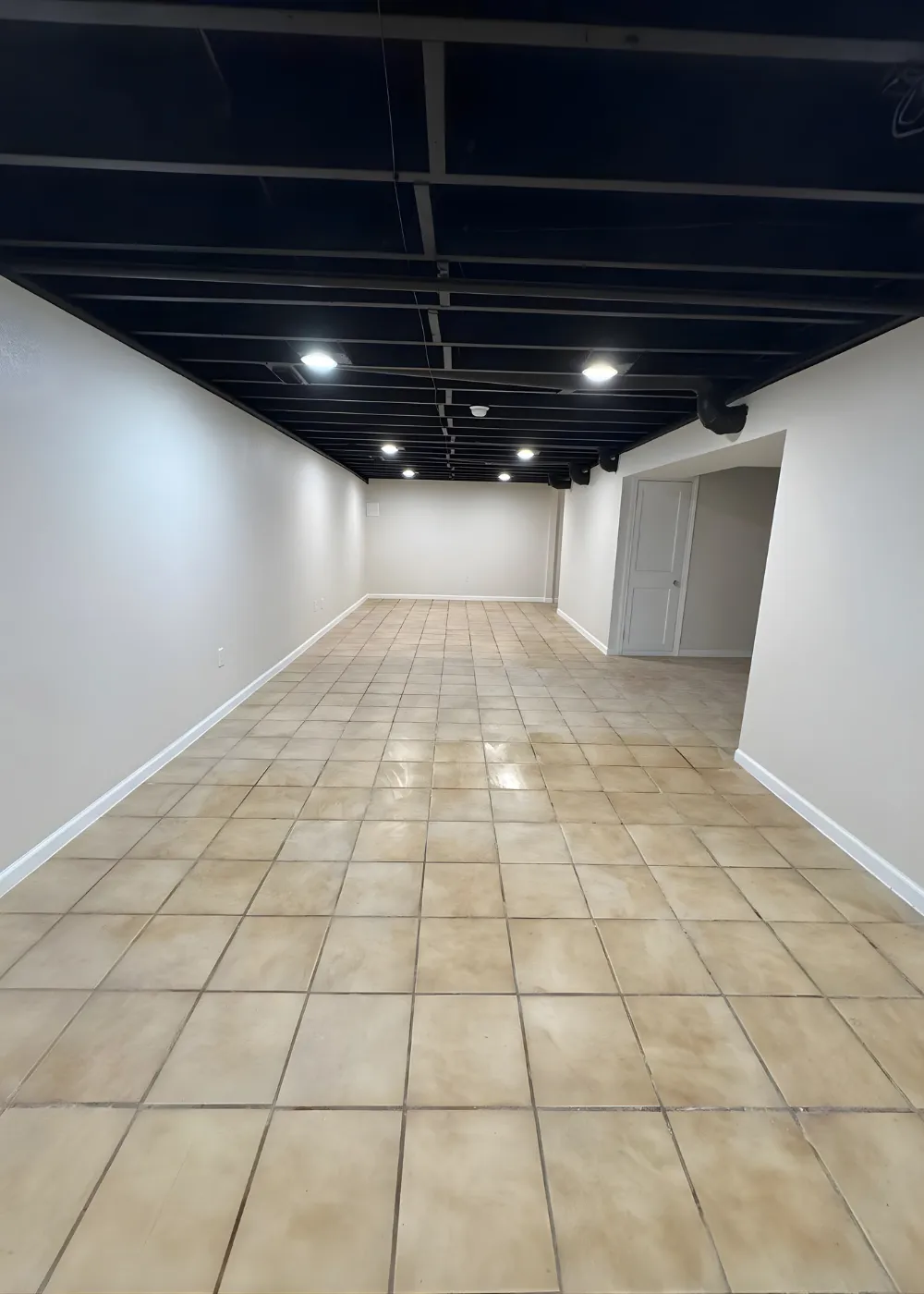 Clean completed building interior after renovation